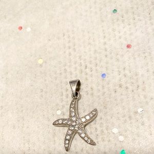 Starfish Silver Plated Pendant